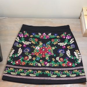 ♥️Her Entire Name Says Grace♥️…Women’s S…Bright Embroidered Mini Skirt